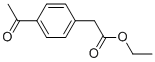 Structure of ethyl 4-acetylphenylacetate