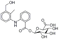Structure of 1-[2-[[3-(Hydroxymethyl)-2-methylphenyl]amino]benzoate] b-D-Glucopyranuronic Aci