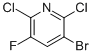 Structure of 3-Bromo-2,6-dichloro-5-fluoropyridine