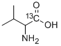 DL-缬氨酸-1-13C结构式