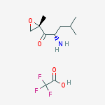 Structure of (2S)-2-Amino-4-methyl-1-[(2S)-2-methyl-2-oxiranyl]-1-pentanone 2,2,2-trifluoroacetate (1:1)