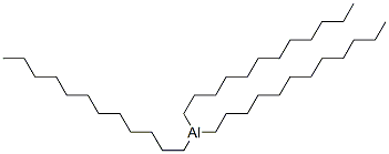 Structure of tridodecylaluminium