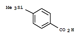 Structure of 4-(trimethylsilyl)benzoic acid
