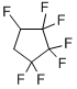 Structure of 1,1,2,2,3,3,4-HEPTAFLUOROCYCLOPENTANE