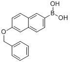 6-(苄氧基)-2-萘硼酸结构式