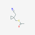 Structure of 1-(Acetylthiomethyl)Cyclopropane Acetonitrile