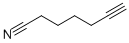 Structure of 6-heptynenitrile