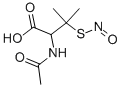 N-乙酰基-3-(硫代亚硝基)-DL-缬氨酸结构式