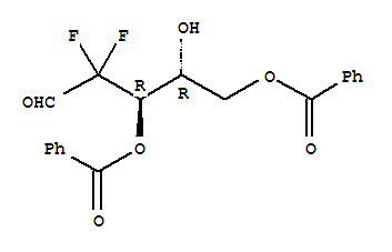 Structure of 2-Deoxy-2,2-difuoro-D-ribofuranose-3,5-dibenzoate