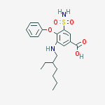 Structure of N-Desbutyl-N-(2-ethylhexyl) Bumetanide