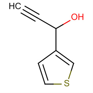 Structure of 3-Thiophenemethanol, a-ethynyl-