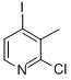 2-氯-4-碘-3-甲基吡啶结构式