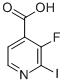 Structure of 3-FLUORO-2-IODOPYRIDINE-4-CARBOXYLIC ACID