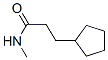 Cyclopentanepropanamide,N-methyl-结构式