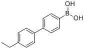 Structure of 4-ETHYL-4-BIPHENYLBORONIC ACID