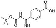 Structure of 4-(BOC-AMIDINO)-BENZOIC ACID