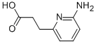 2-Amino-6-(2-carboxyethyl)pyridine结构式