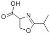 Structure of 4-Oxazolecarboxylicacid, 2-(1-methylethyl)-
