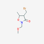 Structure of 4-BROMOMETHYL-2-METHOXYMETHYL-5-METHYLISOXAZOLIN-3-ONE