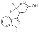Structure of 4,4,4-Trifluoro-3-(3-indolyl)butyric acid