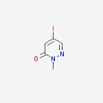 3(2H)-Pyridazinone, 5-iodo-2-methyl-结构式