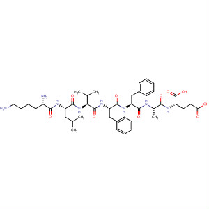 Structure of L-Glutamic acid,L-lysyl-L-leucyl-L-valyl-L-phenylalanyl-L-phenylalanyl-L-alanyl-