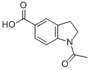 Structure of 1-ACETYLINDOLINE-5-CARBOXYLIC ACID