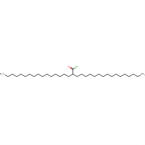 Structure of Octadecanoyl chloride, 2-hexadecyl-