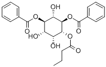 Structure of 1D-1-O-BUTYRYL-4 6-O-DIBENZOYL-MYO-INO-