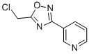Structure of 3-[5-(CHLOROMETHYL)-1,2,4-OXADIAZOL-3-YL]PYRIDINE