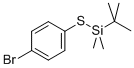 Structure of (4-BROMOPHENYLTHIO)DIMETHYL-TERT-BUTYLS&