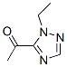 Structure of Ethanone,1-(1-ethyl-1H-1,2,4-triazol-5-yl)-