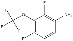 Structure of 3-Amino-2,6-difluoro(trifluoromethoxy)benzene