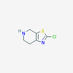 Structure of 2-chloro-4,5,6,7-tetrahydro-[1,3]thiazolo[5,4-c]pyridine