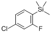 Structure of (4-CHLORO-2-FLUORO-PHENYL)-TRIMETHYL-SILANE