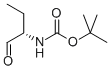 Structure of Carbamic acid,N-[(1S)-1-formylpropyl]-, 1,1-dimethylethyl ester
