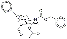 Structure of [2R-(2α,4aα,7α,8β,8aβ)]-7,8-Bis(acetyloxy)hexahydro-2-phenyl-5H-1,3-dioxino[5,4-b]pyridine-5-carboxylic Acid PhenylMethyl Ester