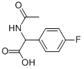 Structure of ACETYLAMINO-(4-FLUORO-PHENYL)-ACETIC ACID