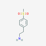 Structure of 2-(4-METHYLSULFONYL-PHENYL)-ETHYLAMINE