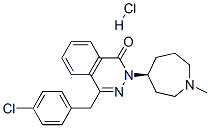 Structure of 1(2H)-Phthalazinone, 4-[(4-chlorophenyl)methyl]-2-(hexahydro-1-methyl-1H-azepin-4-yl)-, monohydrochloride, (S)-