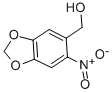 6-硝基-3,4-亚甲基二氧苄乙醇结构式