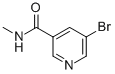 5-溴-N-甲基烟酰胺结构式