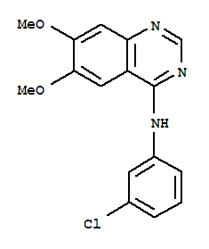 Structure of AG 1478 HYDROCHLORIDE