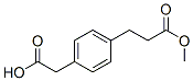 Benzenepropanoic acid,4-(carboxymethyl)-, 1-methyl ester结构式