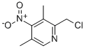 Structure of 2-CHLOROMETHYL-3,5-DIMETHYL-4-NITROPYRIDINE
