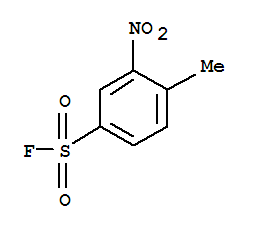 Structure of 4-methyl-3-nitrobenzenesulfonyl fluoride