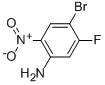 Structure of 4-Bromo-5-fluoro-2-nitroaniline