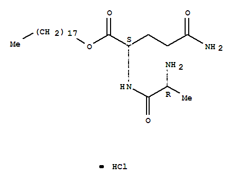 Structure of H-D-ALA-GLN-OCTADECYL ESTER HCL