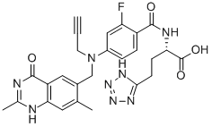 Chemical structure of Plevitrexed