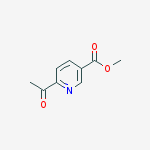 Structure of methyl 6-acetylnicotinate